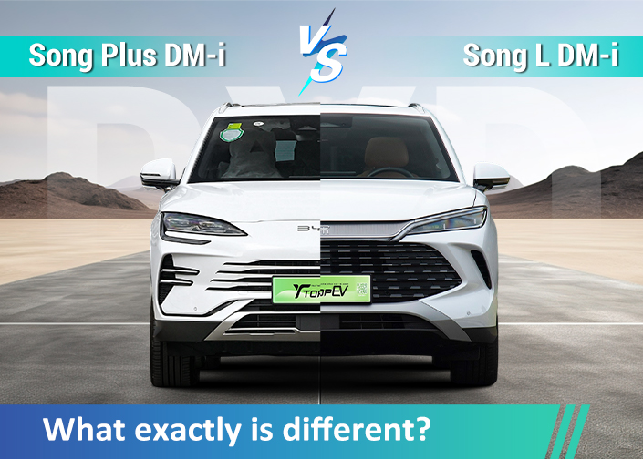 What are the differences between the BYD Song PLUS DM-i and the Song L DM-i?