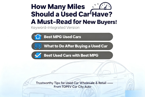 what is a good mileage on used car